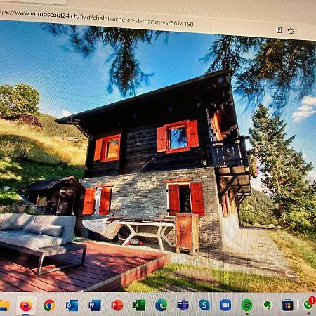 Chalet Edelweiss A Saint-Martin, Val D'Herens Exterior photo